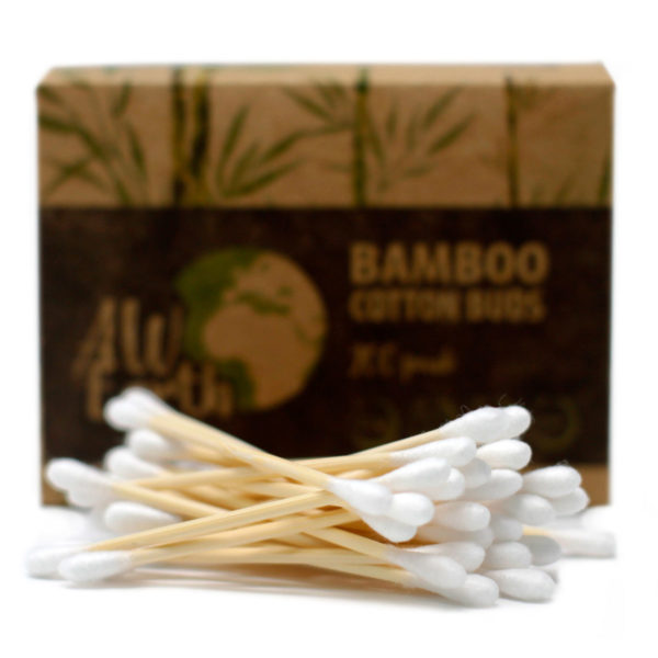 Bambusové vatové tyčinky do uší