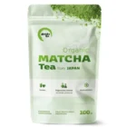 Bio matcha čaj z Japonska 100 g balení v uzavíratelném doypacku vhodný pro každodenní použití, přípravu nápojů i vaření